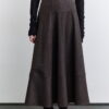 Wide skirt mink with cup detail