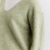 Soft textured sweater green