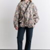 Jacquard print design jacket powder