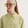 Light green organic cotton essential shirt
