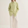 Light green organic cotton essential shirt