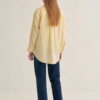 Butter yellow organic cotton essential shirt