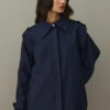 Navy epaulette detail jacket