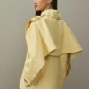 Yellow epaulette detail jacket