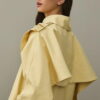 Yellow epaulette detail jacket