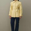Yellow epaulette detail jacket