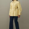 Yellow epaulette detail jacket