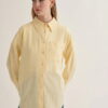 Butter yellow organic cotton essential shirt