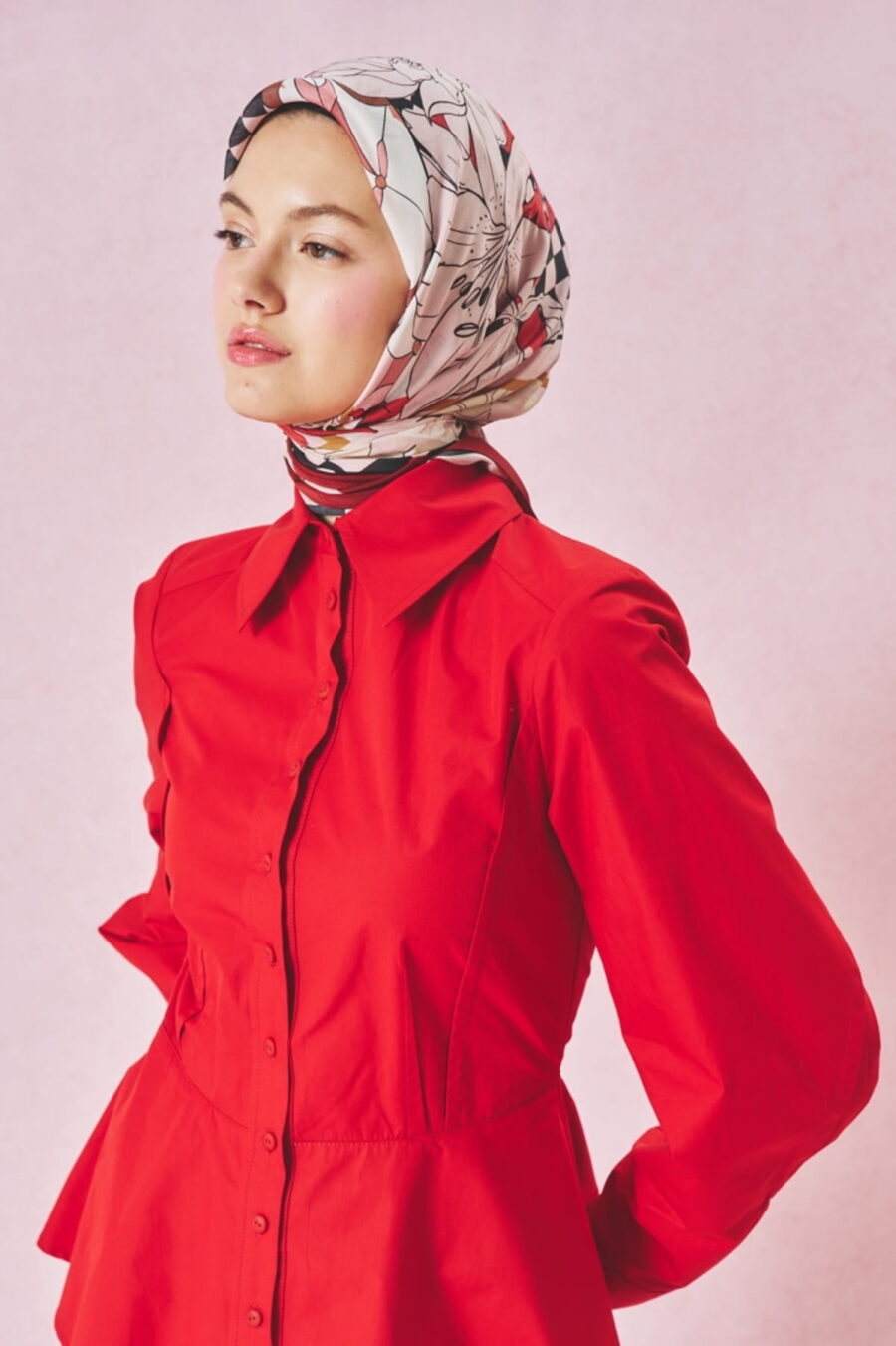 Vintage rose tales of love viscose scarf