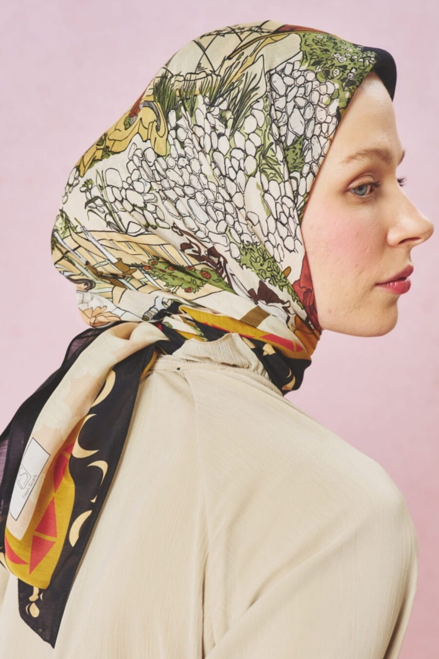 Eclipse floss viscose scarf