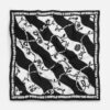 Black love reverie floss viscose scarf