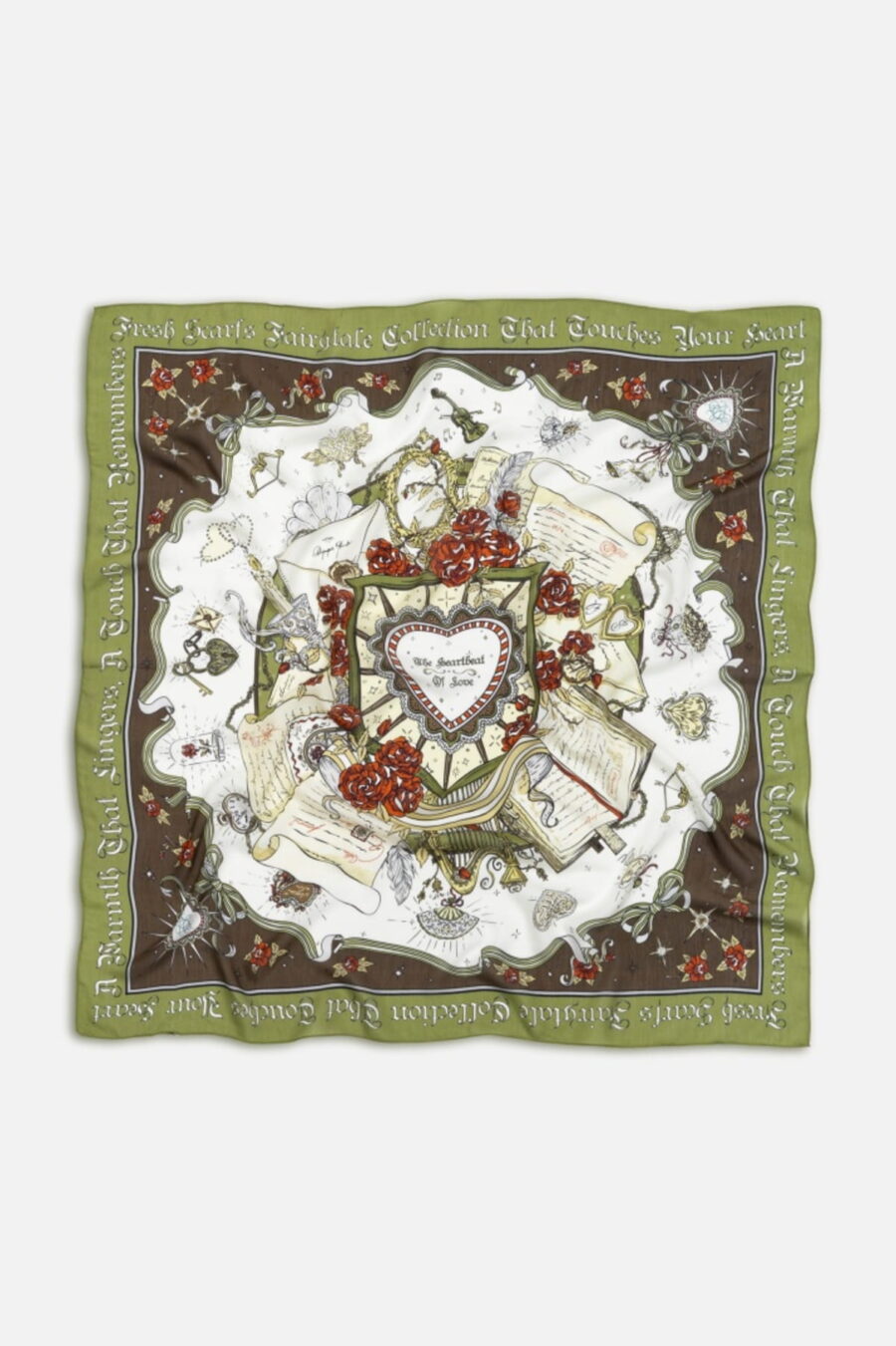 Forest beauty and the beast floss viscose scarf