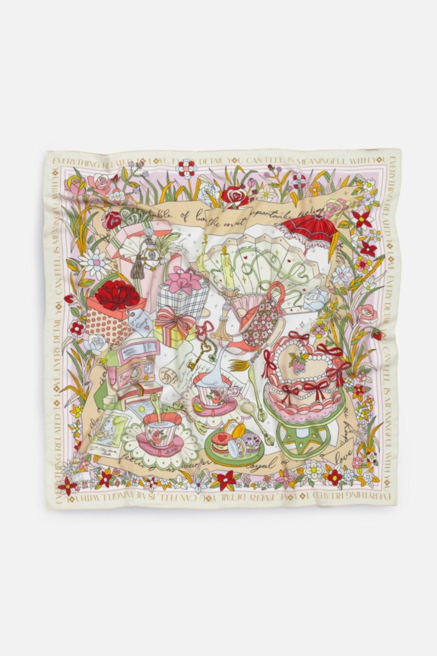 Sunshine floss viscose scarf