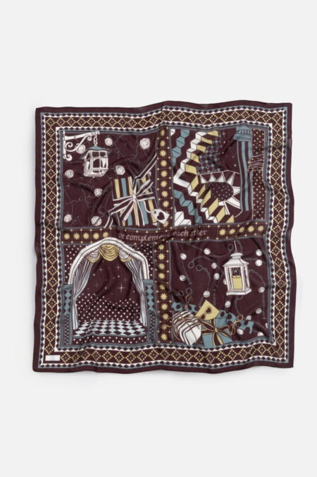 Cherry little love dream floss viscose scarf