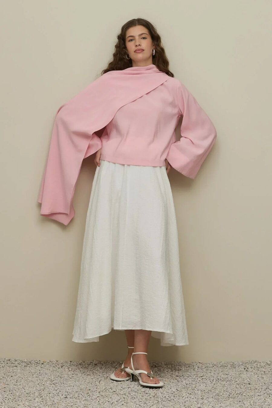 Pink detachable panel modal top